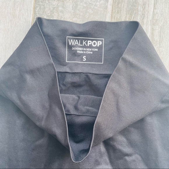 Heattech x WalkPOP Black Elastic Classic Sport Leggings Tights Pantyhose 1X - Picture 17 of 17